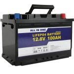 GEL / AGM asendav päikeseenergia aku 12v 100ah LifePo4 liitiumioonaku
