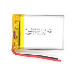 Lipo aku 803040 3,7 V 1000 mAh 083040 koos tk ja juhtmega