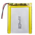 805060 3,7 V 3000 mAh laetav lipopolümeeraku