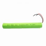 NiMH laetav aku SC 3600mAH 4,8 V