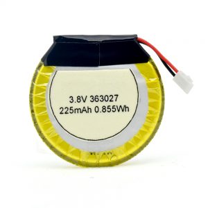 LiPO kohandatud aku 363027 3,7 V 225mAH
